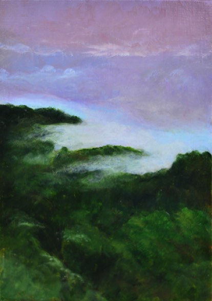 Misty Mountain
6x8in oil on wood $400 Misty Mountain
6x8in oil on wood $400